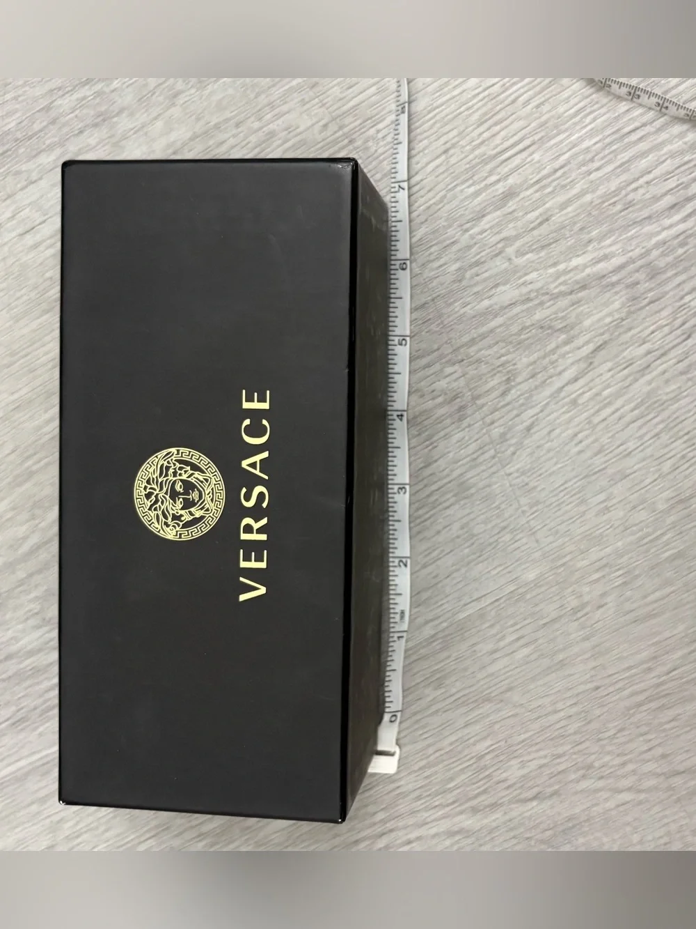 Versace Black with Gold Medusa Logo Box